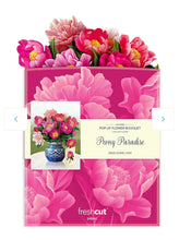 Load image into Gallery viewer, FreshCut Paper Pop-Up Flower Bouquet - Peony Paradise