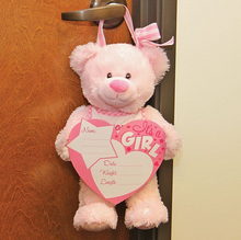 Load image into Gallery viewer, Announcement Bear - **PINK OR BLUE