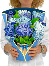 Forever Floral Pop Open Bouquet PAPER FLOWERS Nantucket Hydrangeas Design
