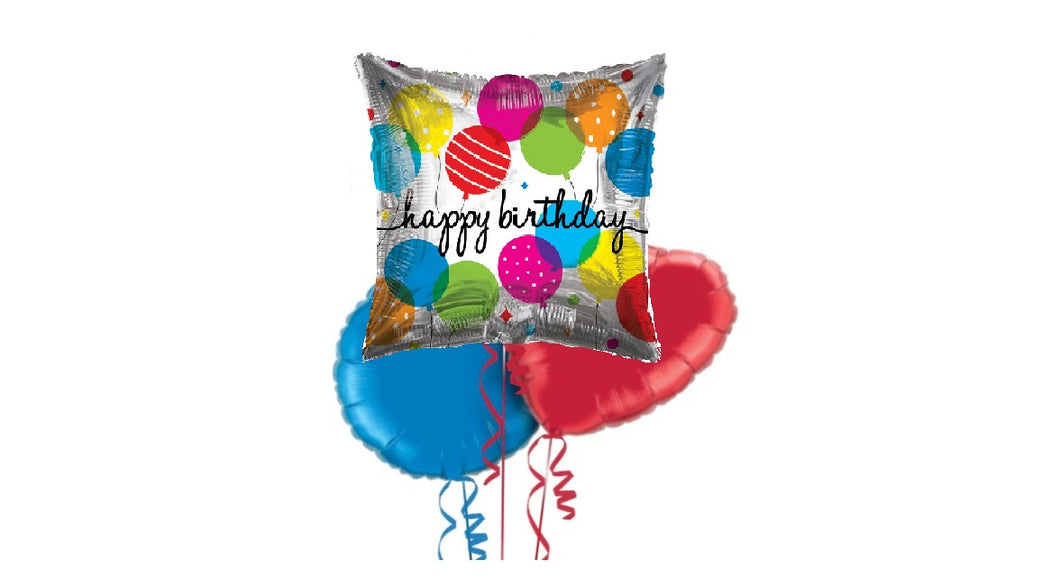 HAPPY BIRTHDAY DESIGNER'S CHOICE BALLOON BOUQUET