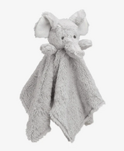 Load image into Gallery viewer, GRAY ELEPHANT BABY SECURITY BLANKET
